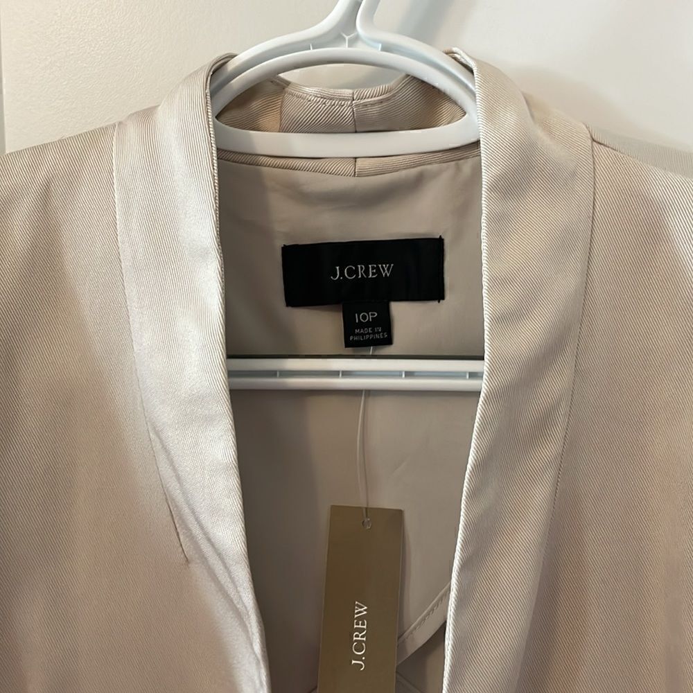 New J. Crew Tan Unlined Jacket - Picture 2 of 4